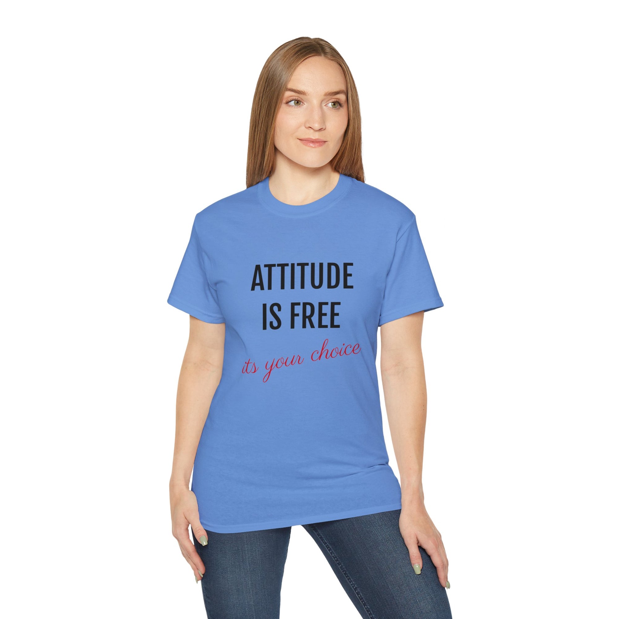 Attitude Is Free -Cotton Tee - T&amp;L Apparel Store