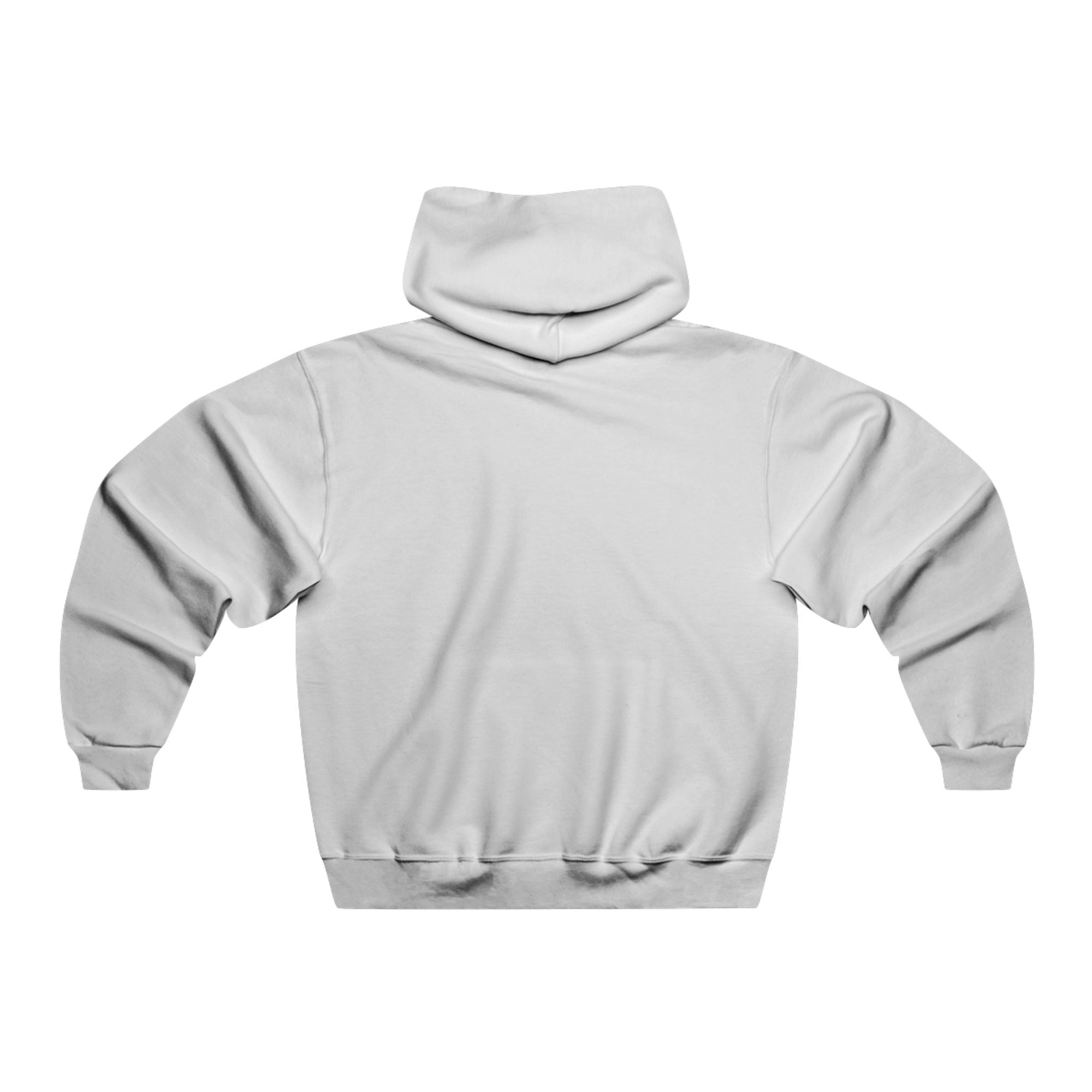 Light gray hoodie on a white background
