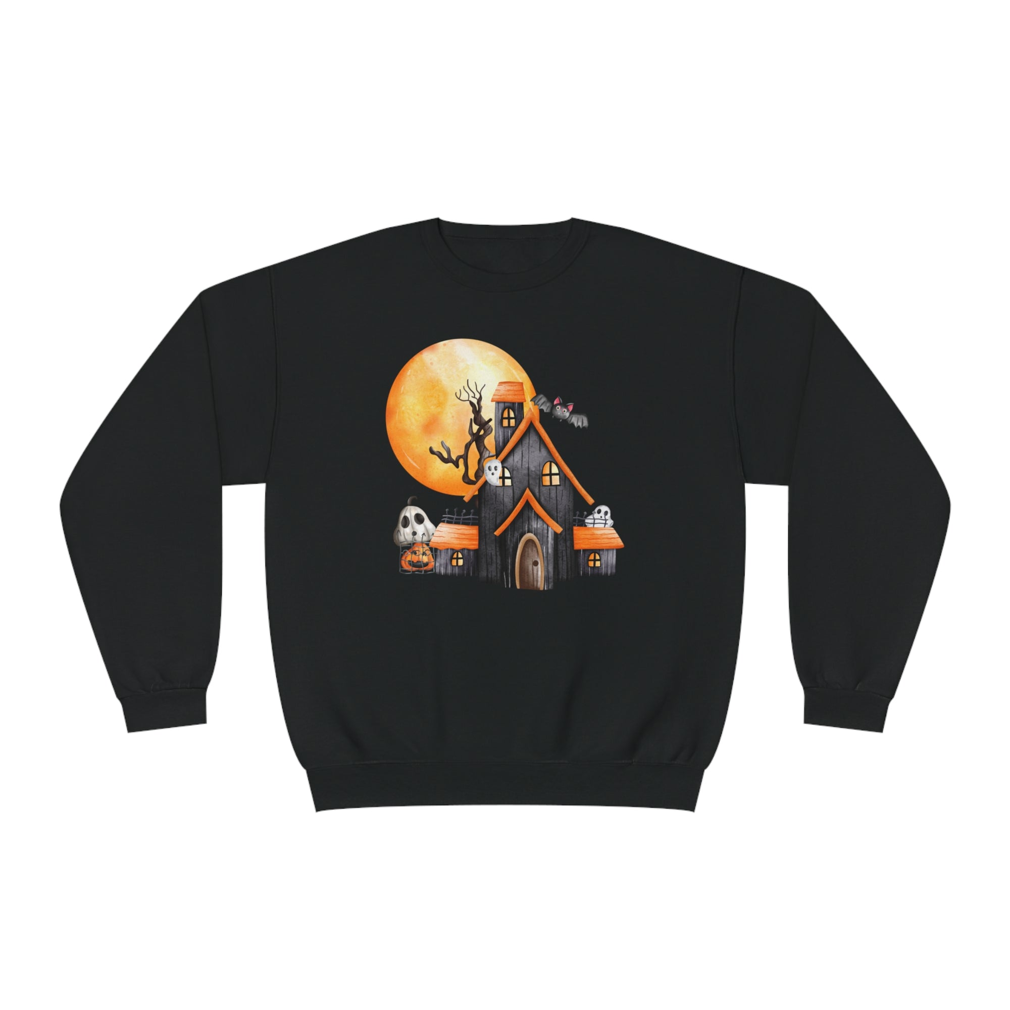 Haunted House - Unisex NuBlend® Crewneck Sweatshirt - T&L Apparel Store