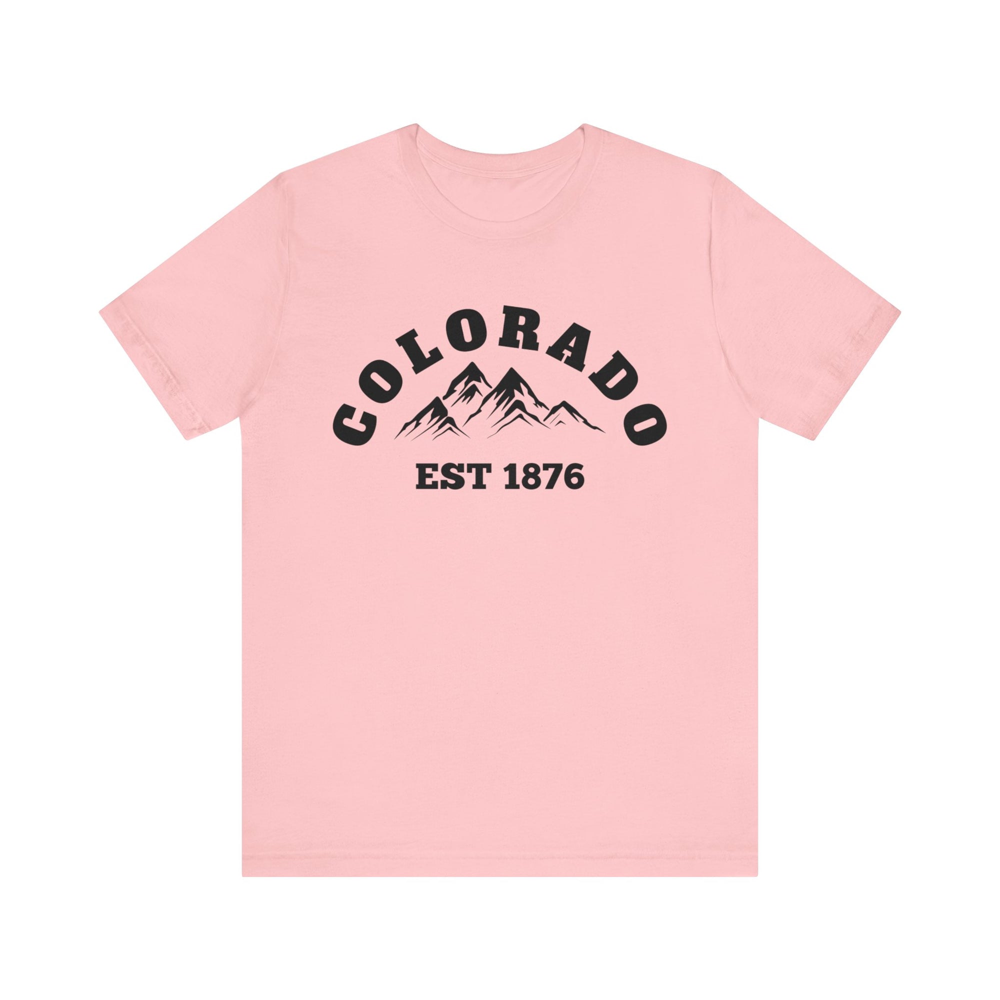 COLORADO MOUNTAINS Women's Relax Fit Jersey Short Sleeve Tee Shirt - T&L Apparel Store