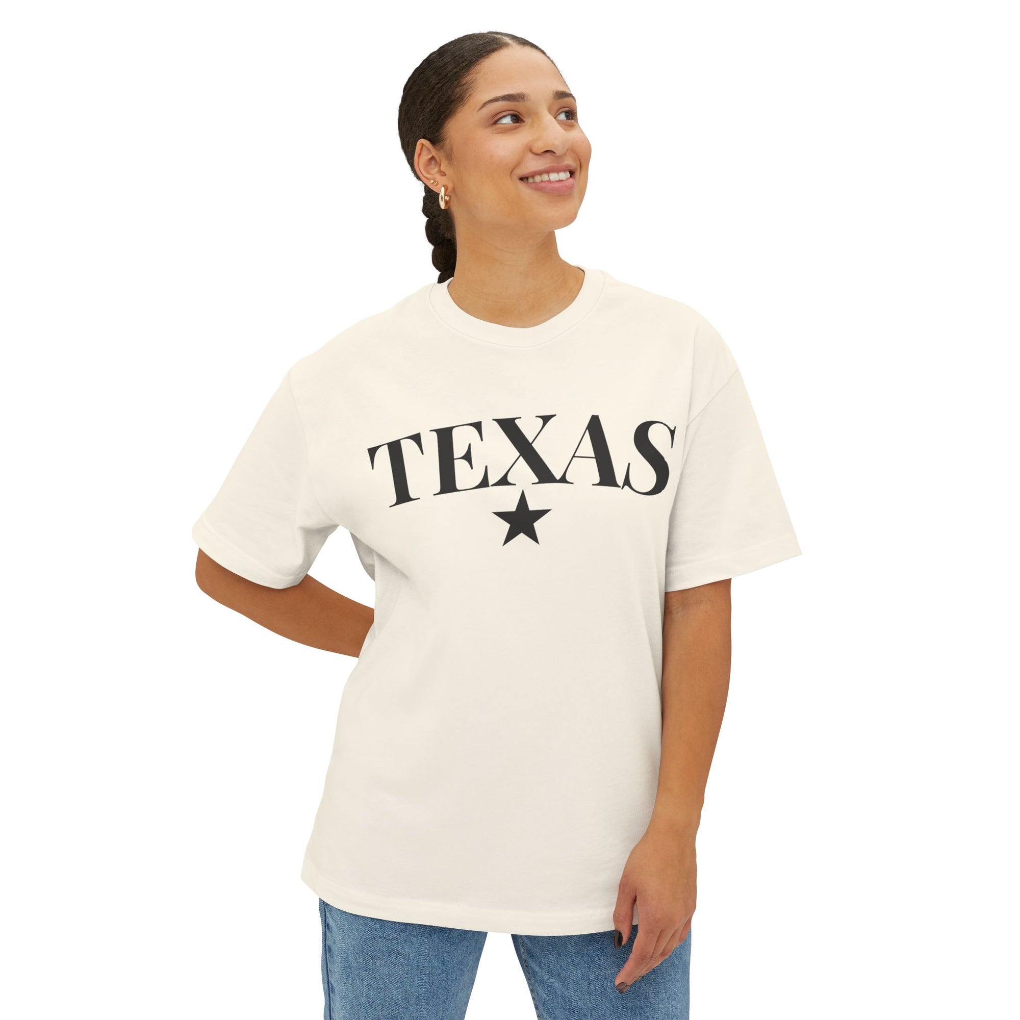 TEXAS STAR Women's Oversized Boxy Tee - T&L Apparel Store