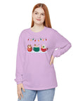 Long Sleeve T-Shirt Christmas Cheers Coffee Time Unisex