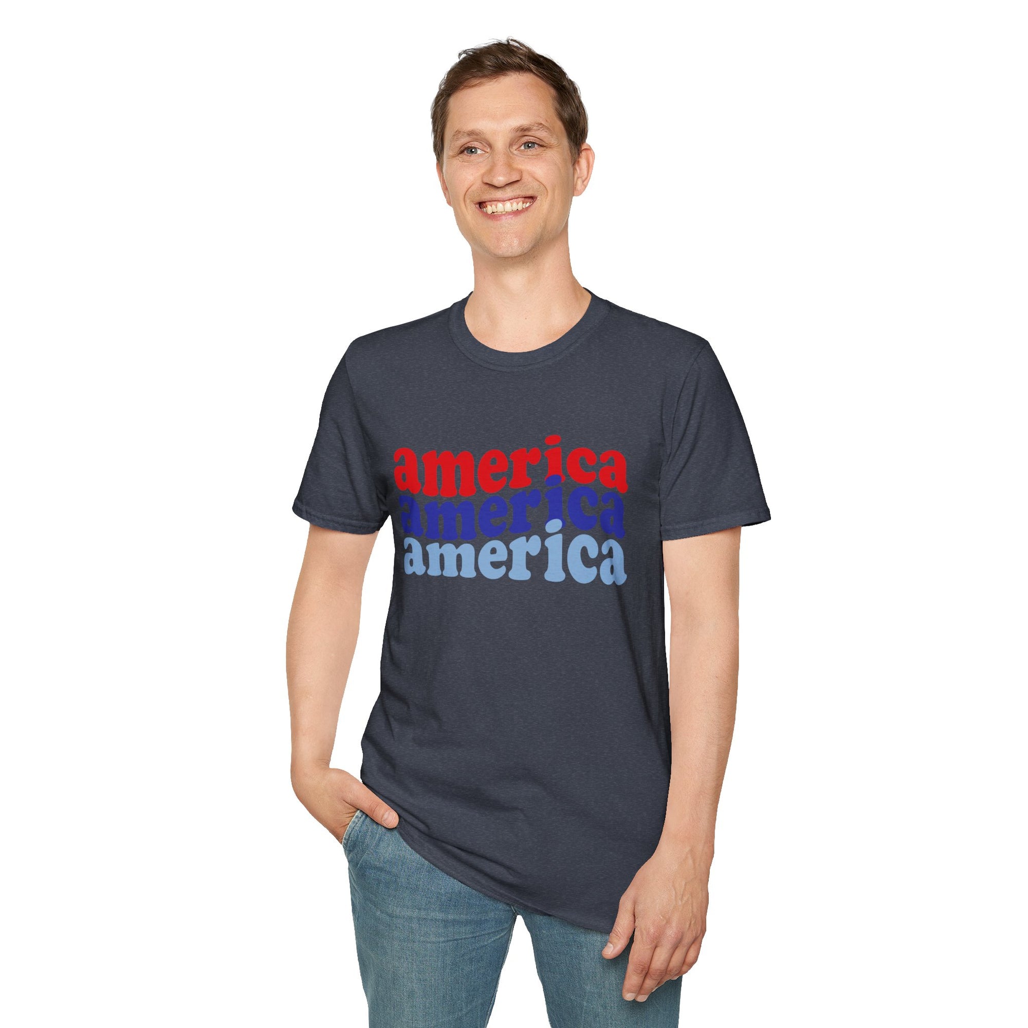 AMERICA AMERICA Women&#39;s Softstyle T-Shirt