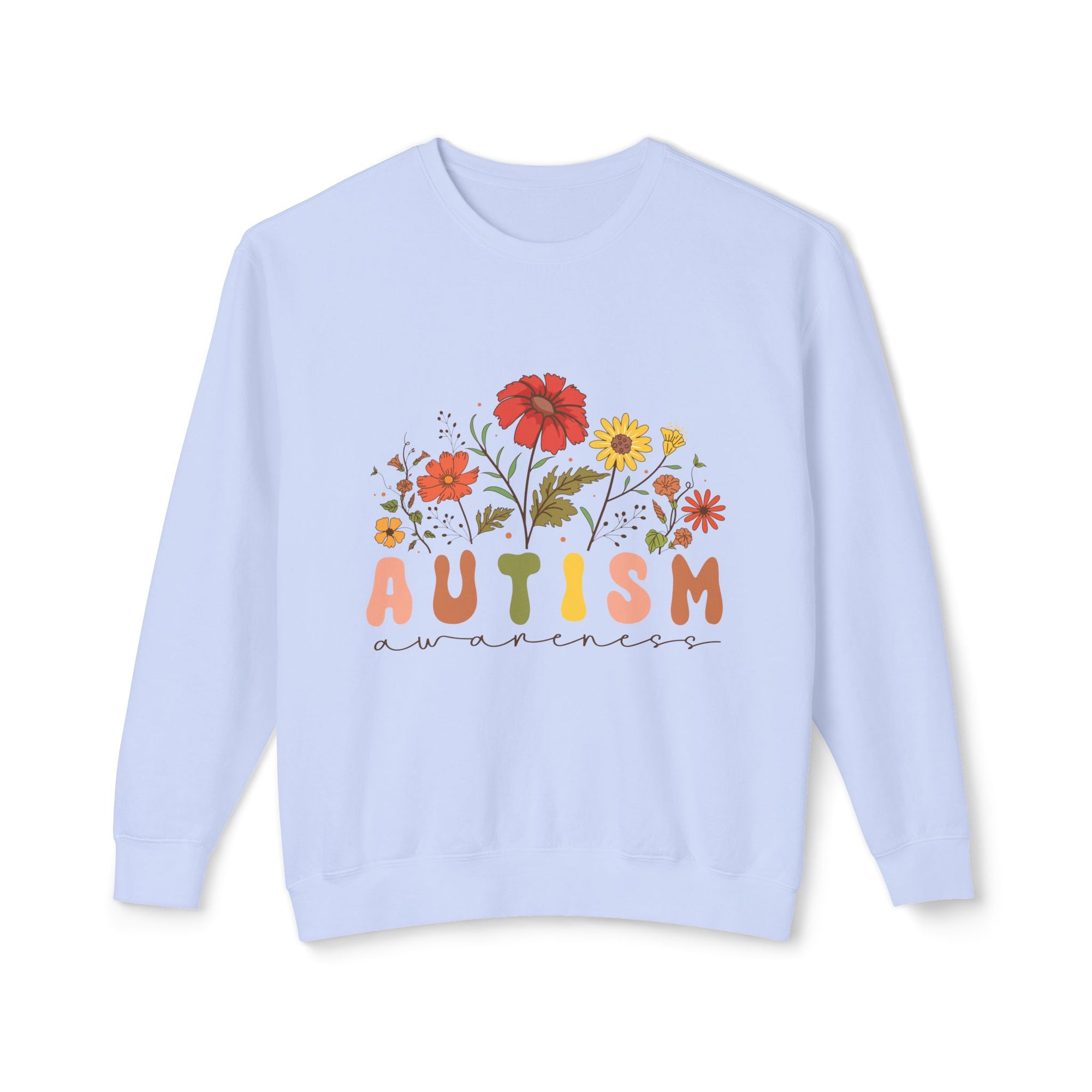 AUTISM Awareness Unisex Lightweight Crewneck Sweatshirt - T&L Apparel Store