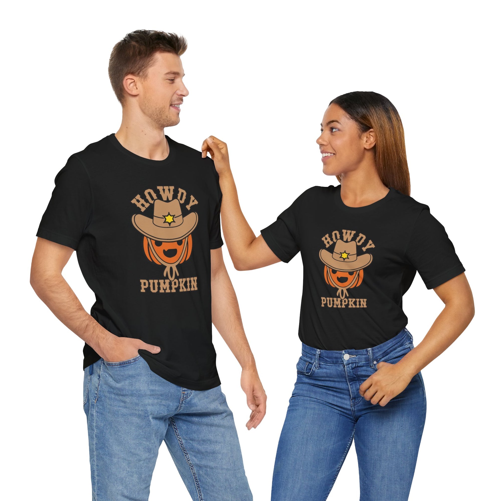 Howdy Pumpkin - Unisex Jersey Tee Shirt