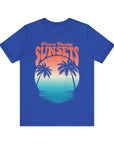 CHASING SUNSET Women's Relaxed Short Sleeve Tee - T&L Apparel Store