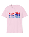 AMERICA AMERICA Women's Softstyle T-Shirt - T&L Apparel Store