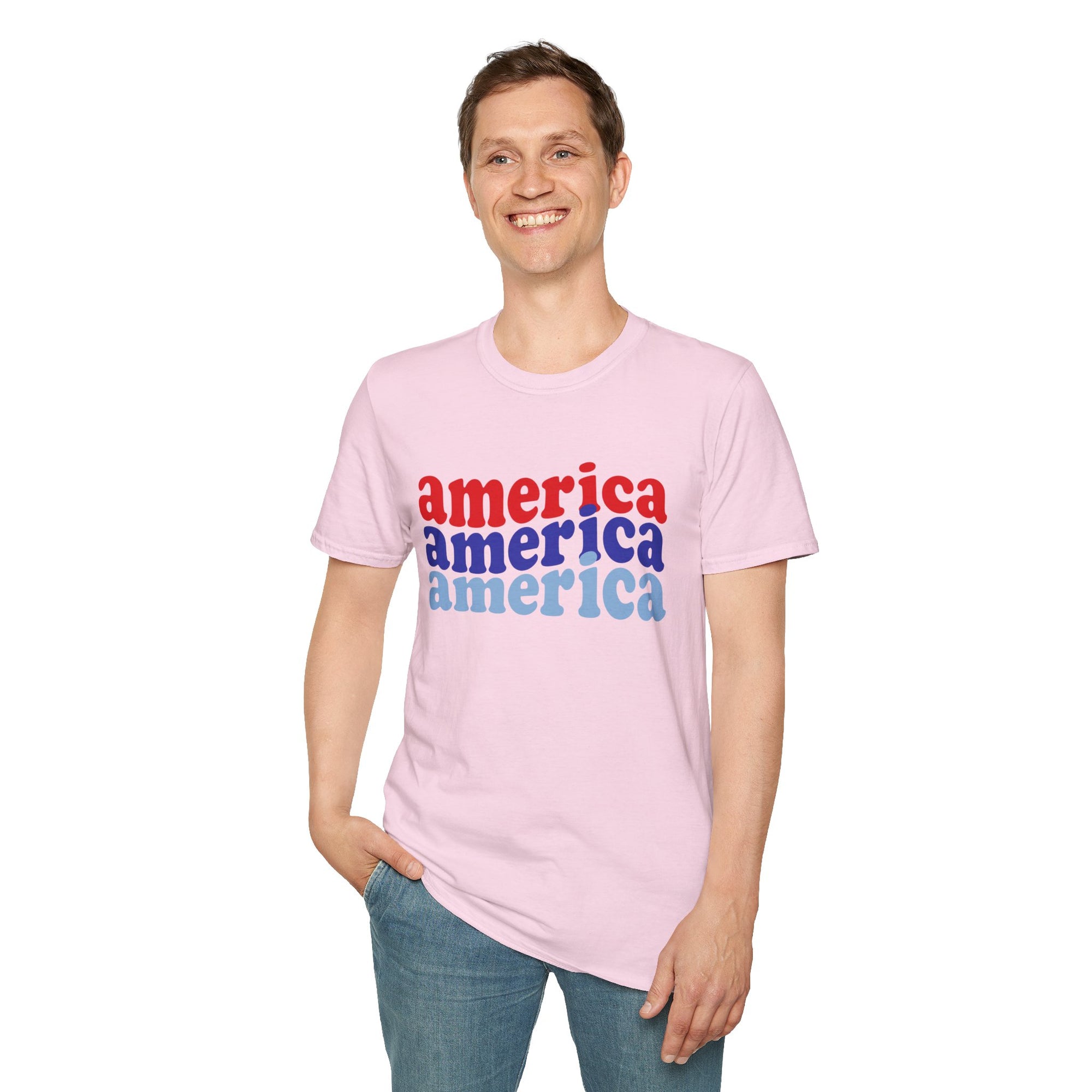 AMERICA AMERICA Women&#39;s Softstyle T-Shirt