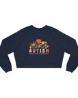 AUTISM Awareness Women's Cropped Fleece Pullover - T&L Apparel Store