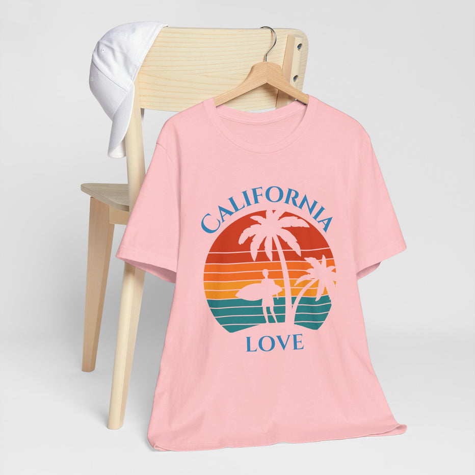 Vintage I love California pink baby tee