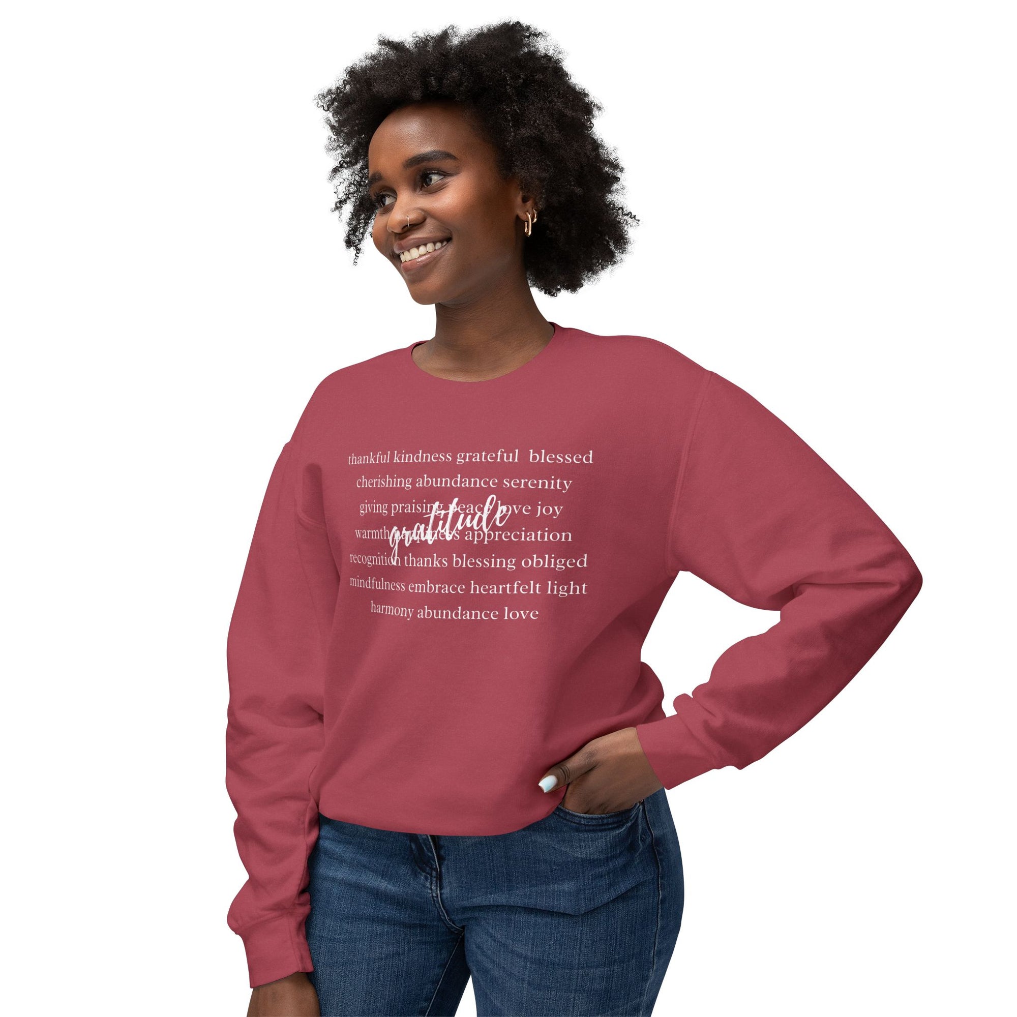 Gratitude Lightweight Sweatshirt