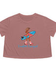 COASTAL COWGIRL Women's Flowy Cropped Tee - T&L Apparel Store