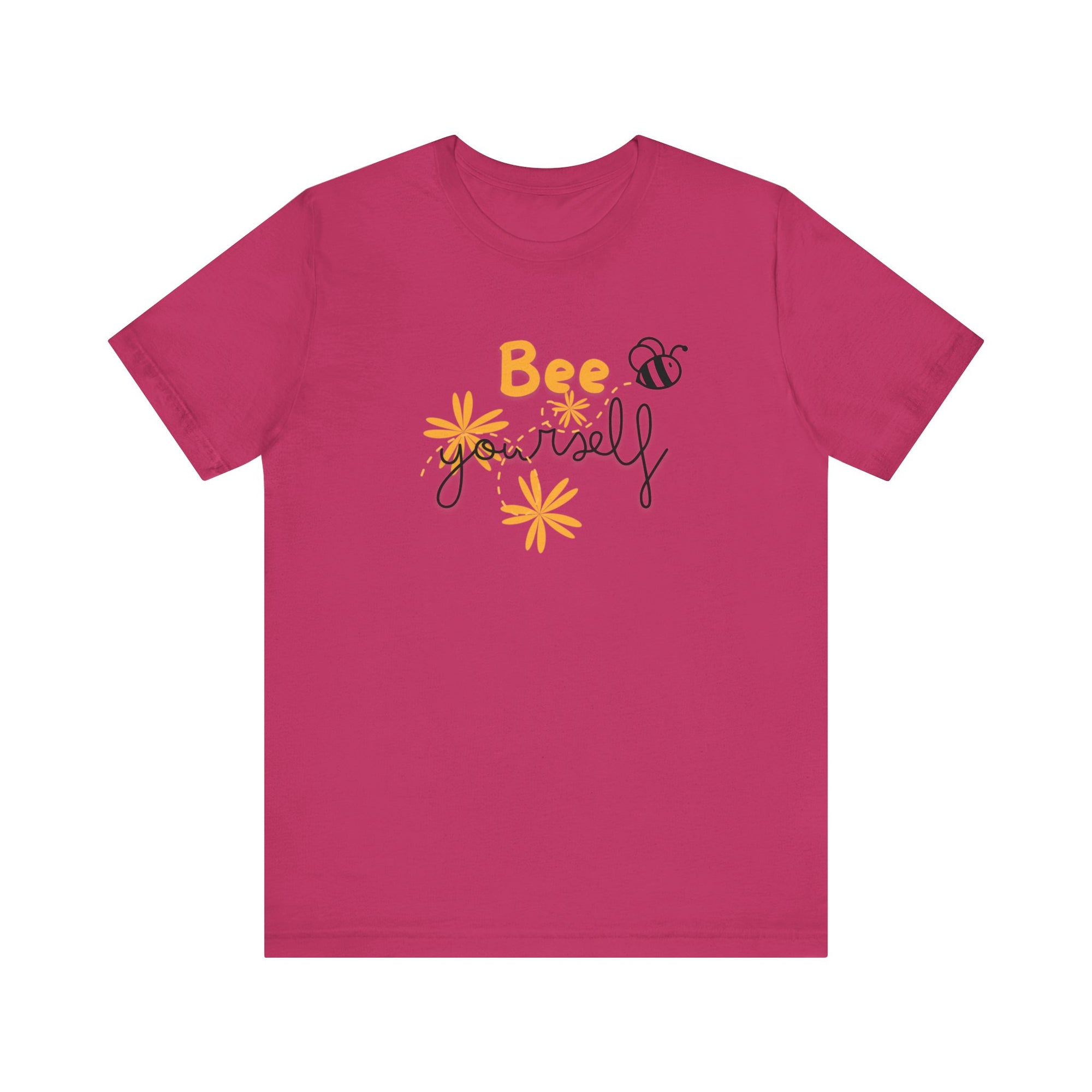 BEE YOURSELF Women&#39;s Relax Fit Short Sleeve Tee - T&amp;L Apparel Store