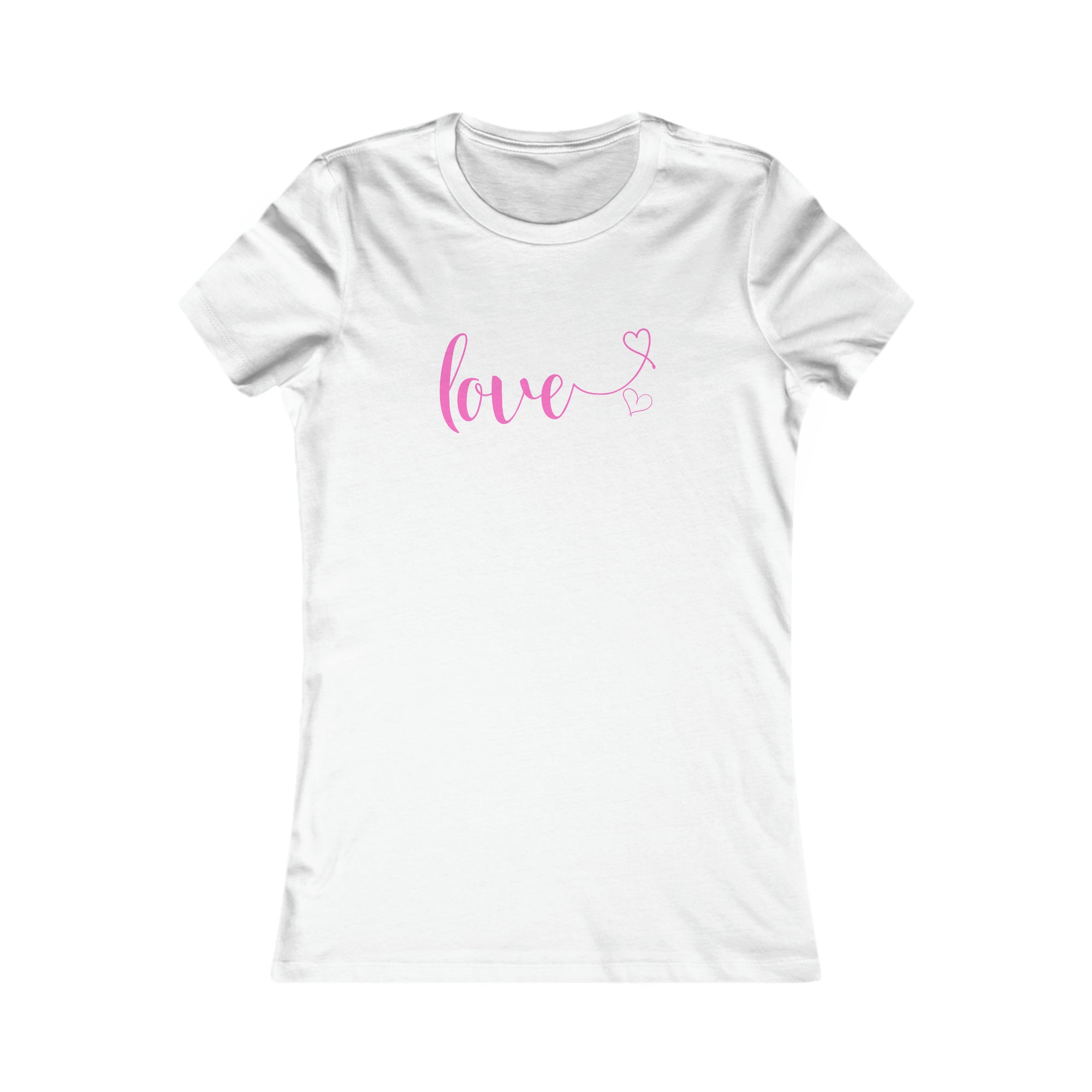 LOVE Women&#39;s Favorite Fitted Tee Shirt - T&amp;L Apparel Store