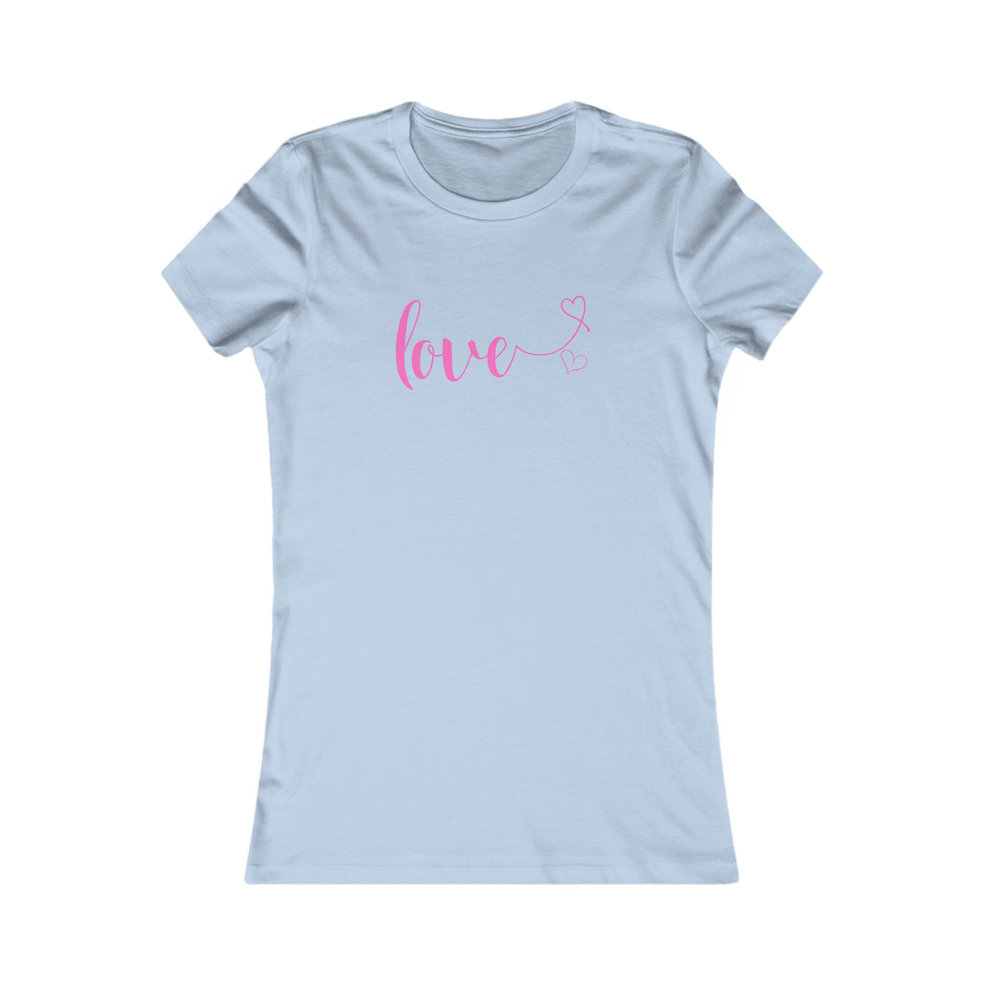 LOVE Women's Favorite Fitted Tee Shirt - T&L Apparel Store