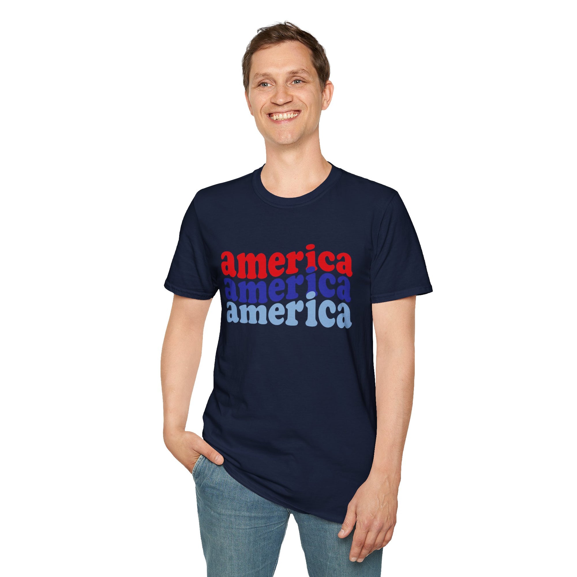 AMERICA AMERICA Women&#39;s Softstyle T-Shirt