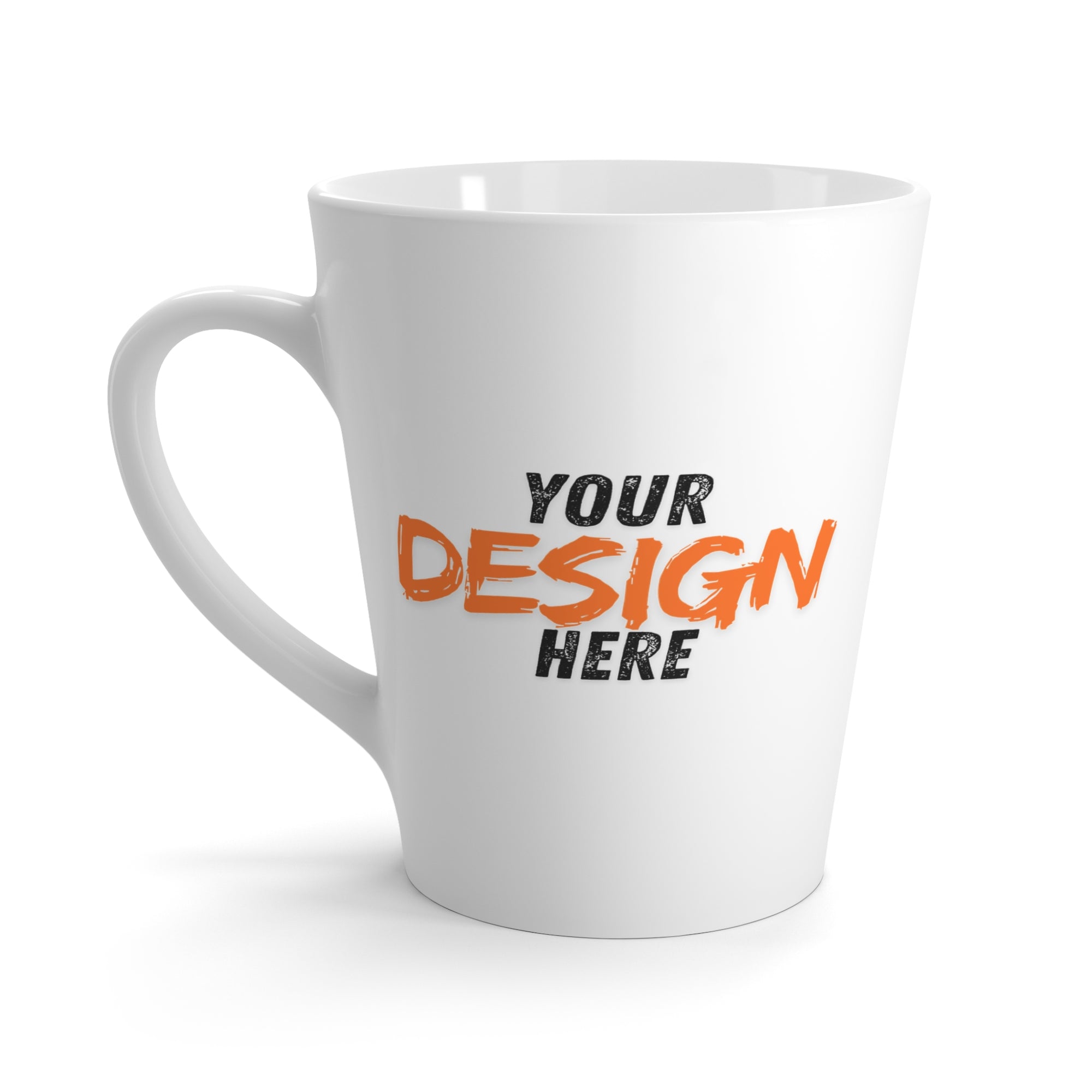 Latte Mug — Custom Your Design Here Coffee Cup (Personalized Logo or Text) Mug