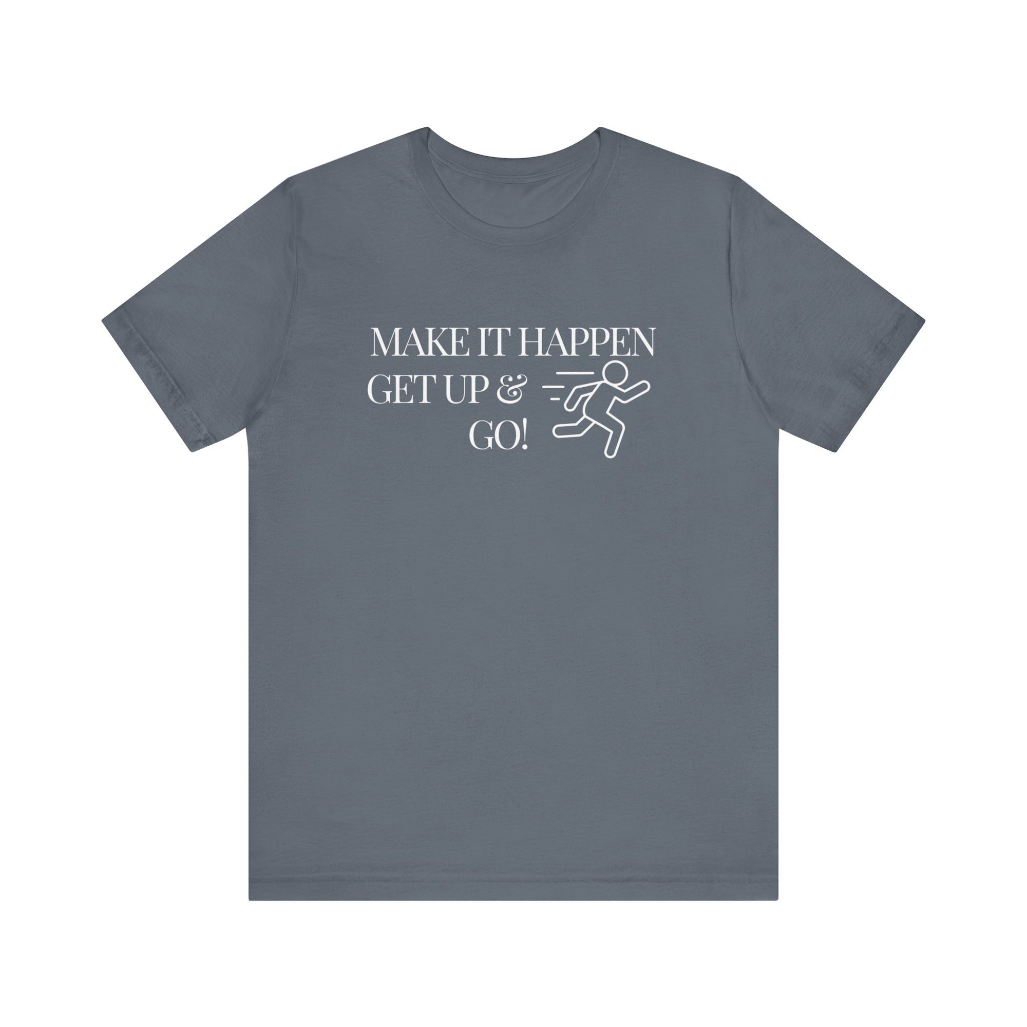 MAKE IT HAPPEN Women's Jersey Short Sleeve Tee - T&L Apparel Store