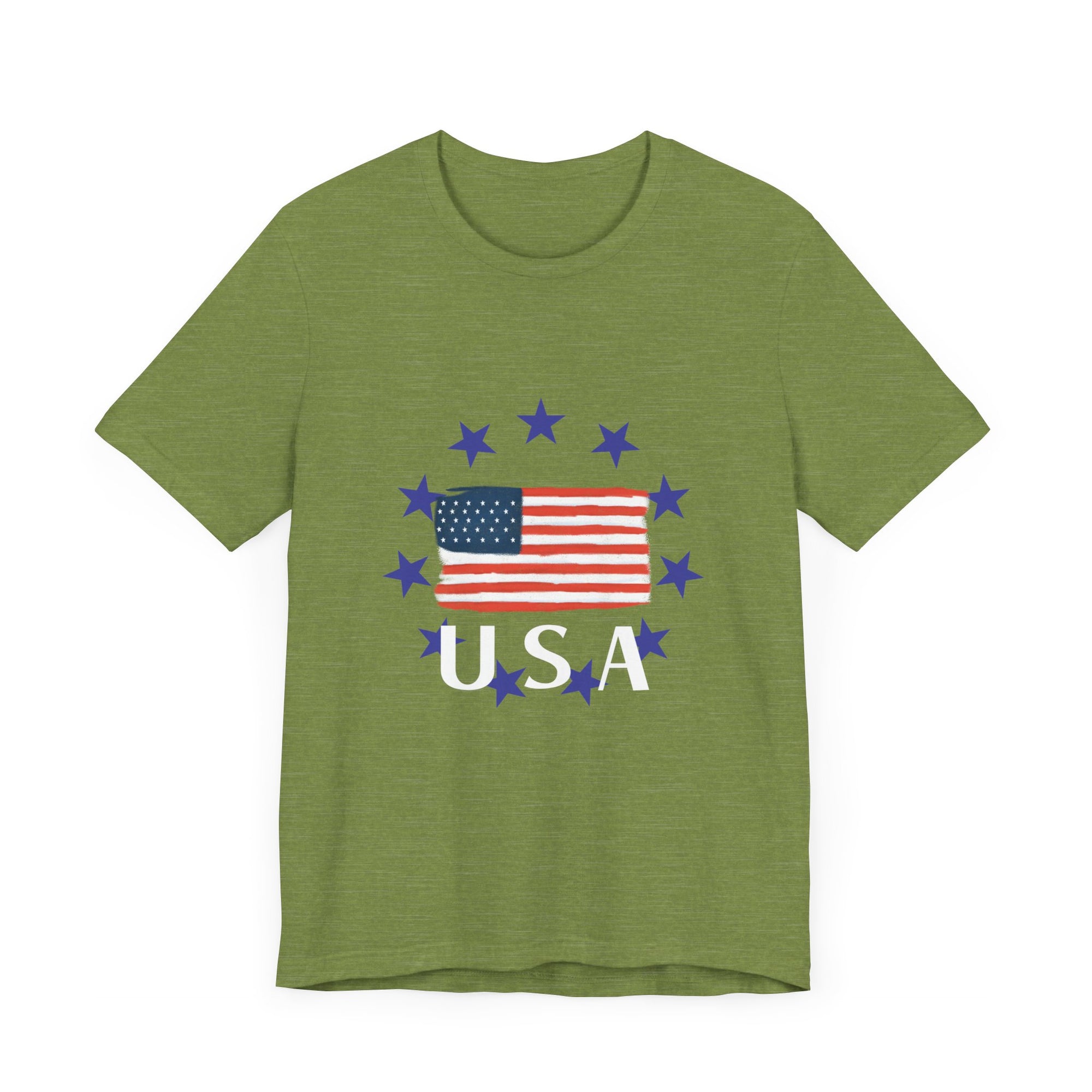 USA Men's Jersey Short Sleeve Tee Shirt - T&L Apparel Store