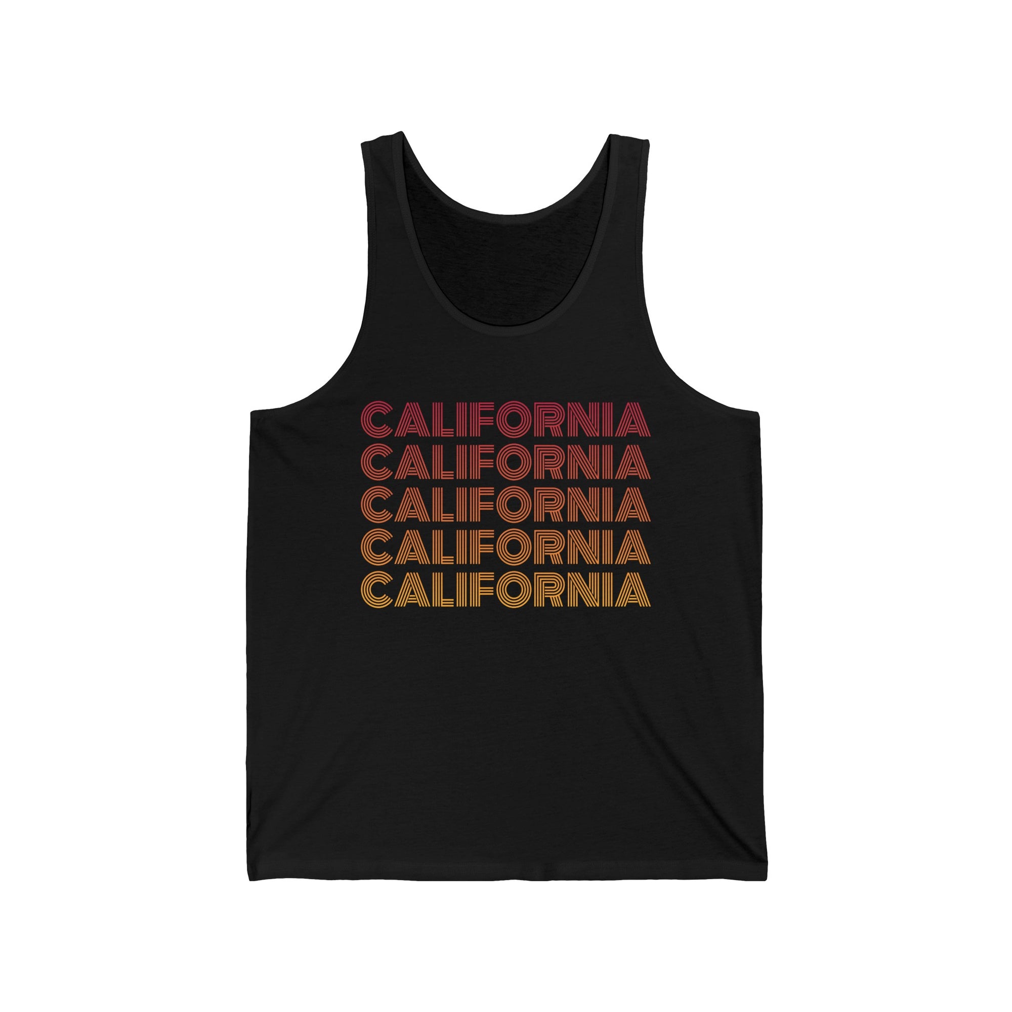 CALIFORNIA Men&#39;s Jersey Tank - T&amp;L Apparel Store