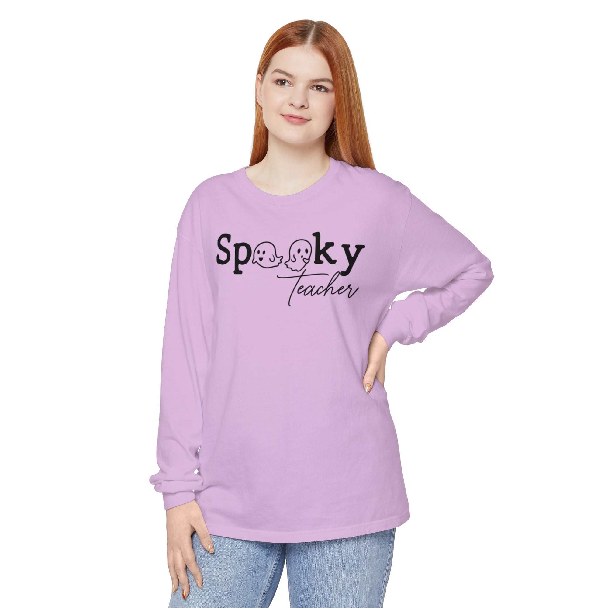 Spooky Teacher Unisex Long Sleeve T-Shirt