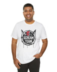 Scream Team Graphic Tee, Halloween Shirt, Unisex Casual Wear, Spooky Party Outfit, Horror Lovers Gift, Movie Night Apparel