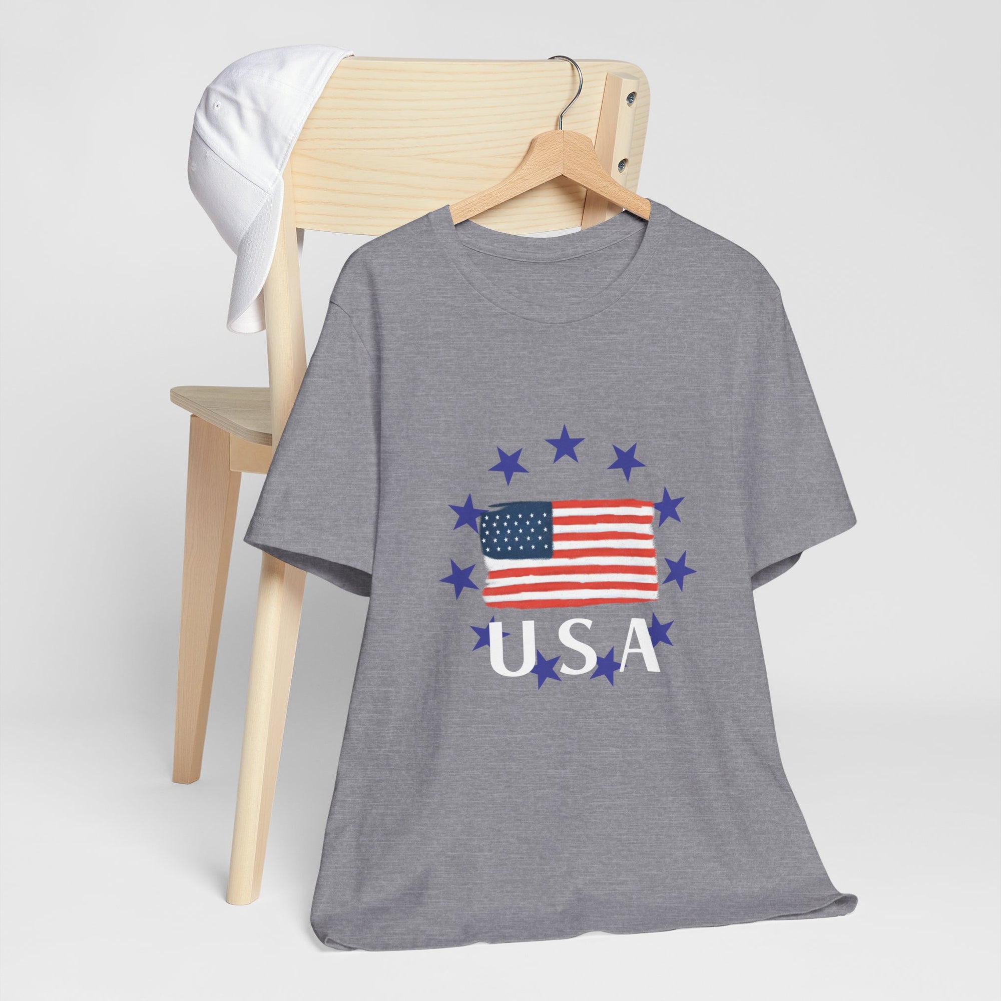 USA Men&#39;s Jersey Short Sleeve Tee Shirt - T&amp;L Apparel Store