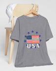 USA Men's Jersey Short Sleeve Tee Shirt - T&L Apparel Store