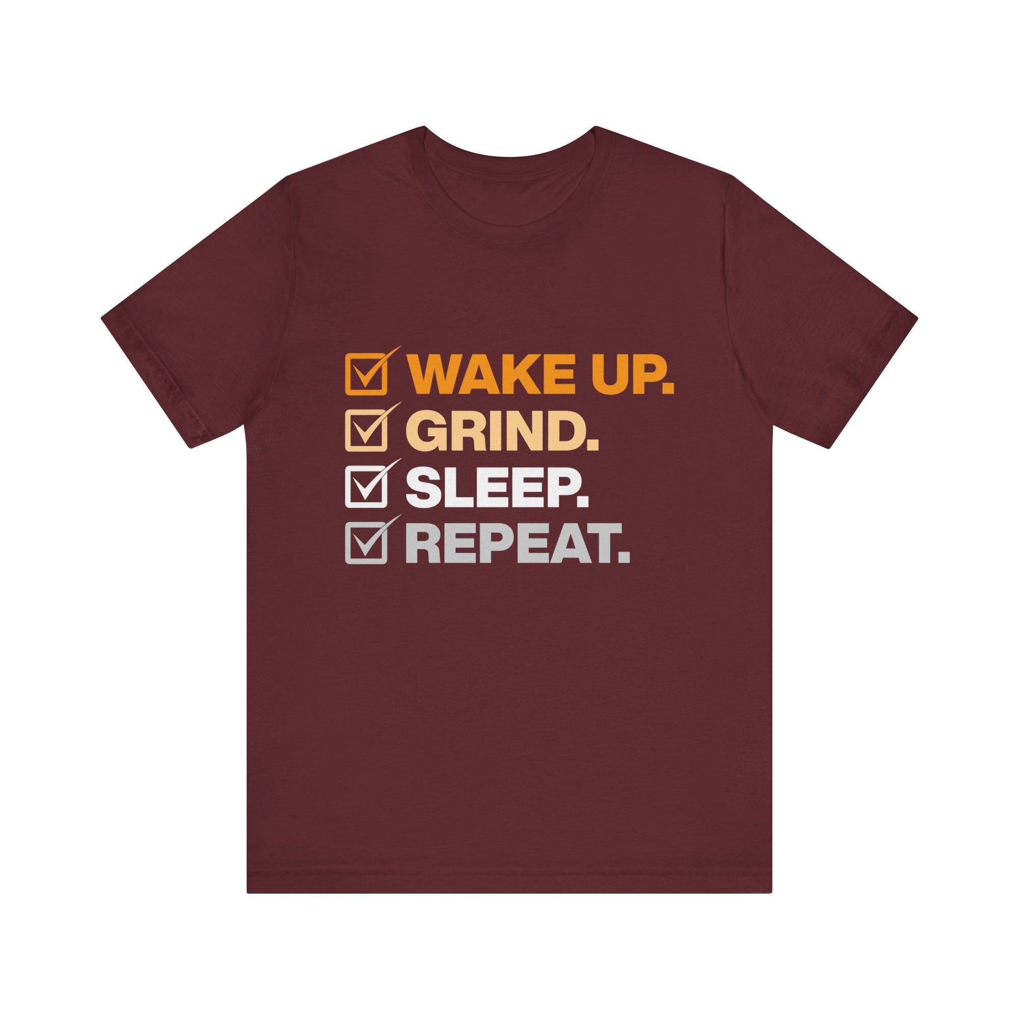 WAKE UP GRIND SLEEP REPEAT Men&#39;s Sleeve Tee - T&amp;L Apparel Store