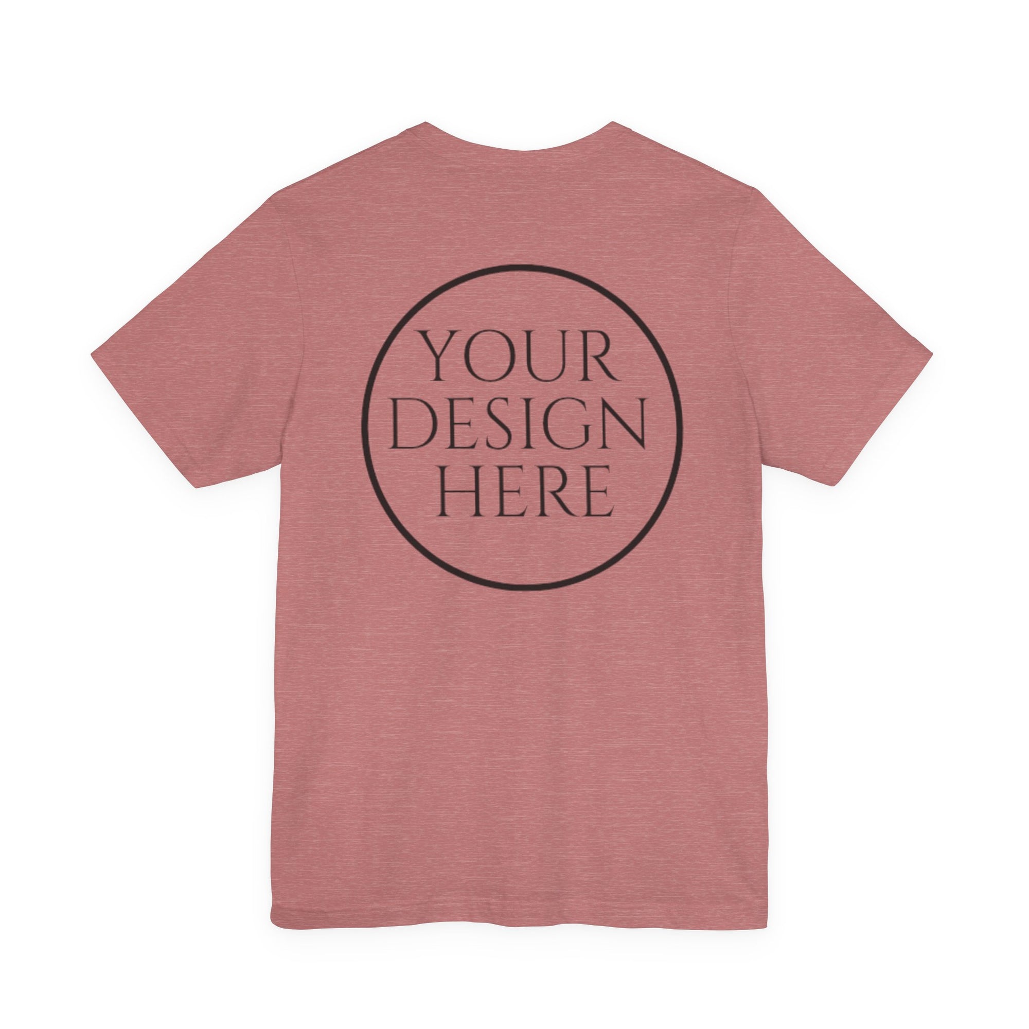 Custom Bella + Canvas 3001 Jersey Tee – Personalized Modern Style &amp; Comfort