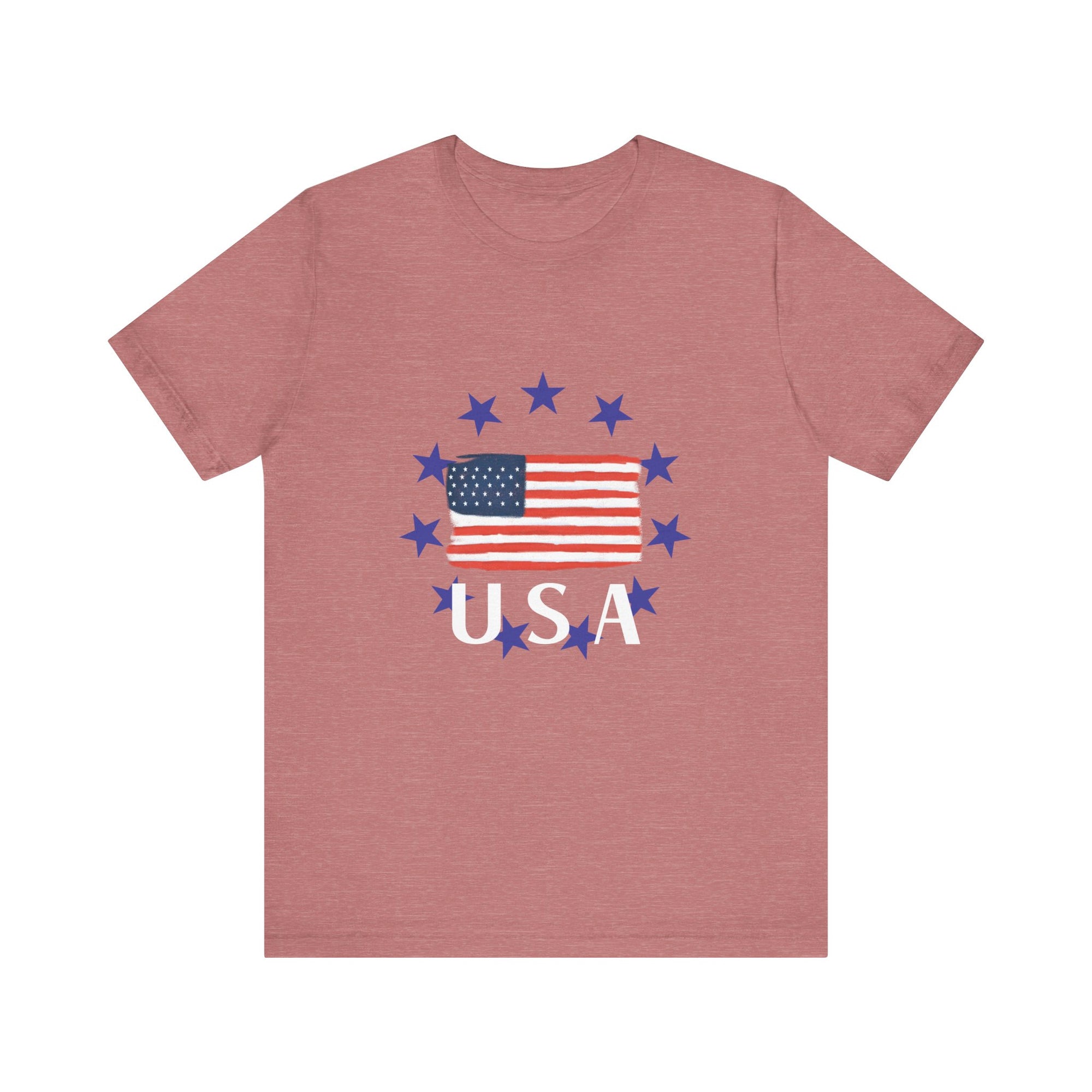 USA Womens Jersey Short Sleeve Tee Shirt - T&L Apparel Store