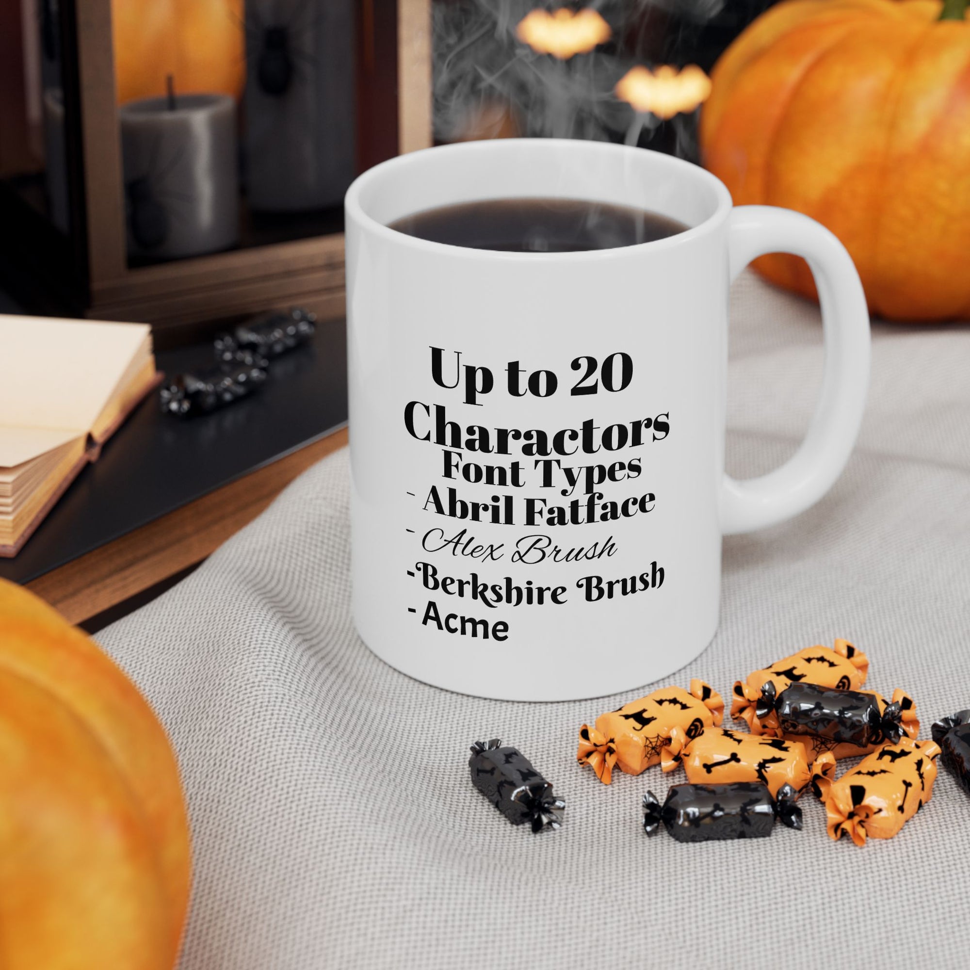 Personalized Ceramic Mug with Inspirational Quotes - Custom Gift for Coffee Lovers