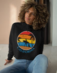 California - Women's Relaxed Fit Crop Hoodie - T&L Apparel Store