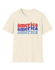 AMERICA AMERICA Women's Softstyle T-Shirt - T&L Apparel Store