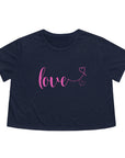 LOVE Women's Flowy Cropped Tee - T&L Apparel Store