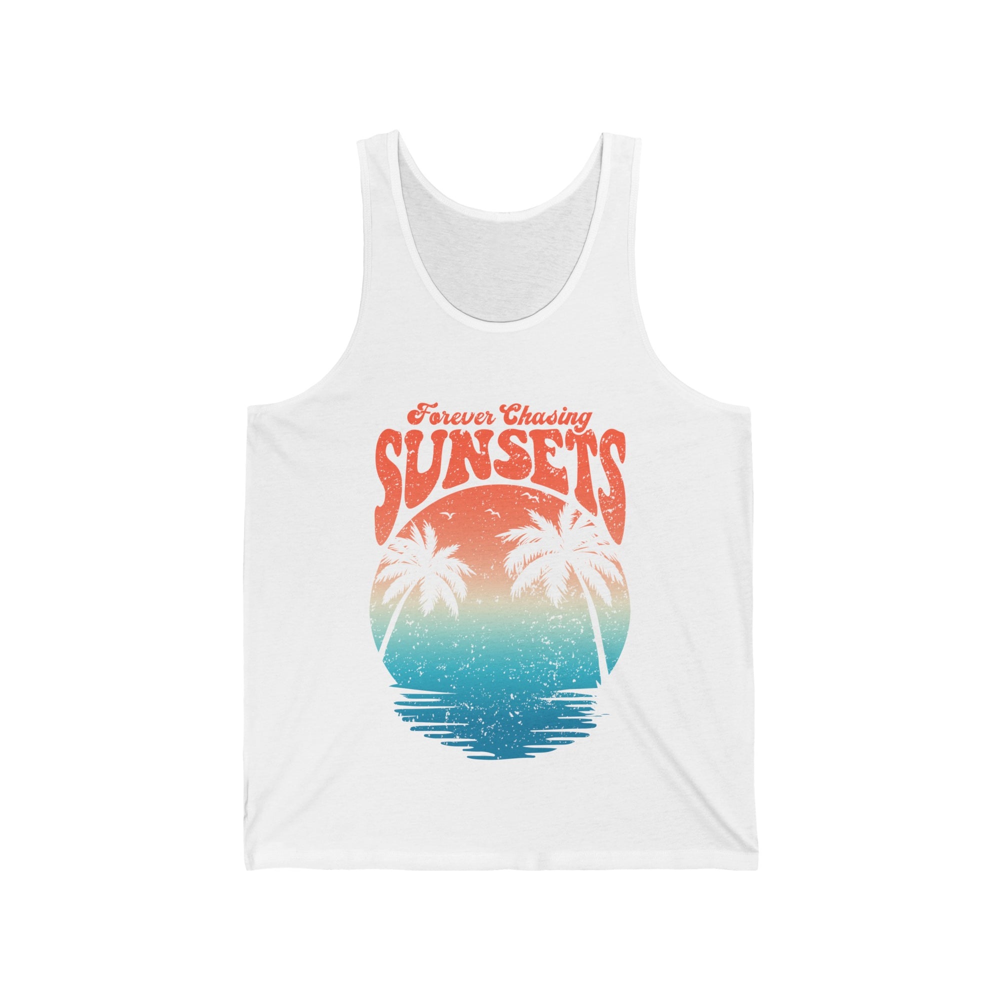 CHASING SUNSET Women's Jersey Tank - T&L Apparel Store