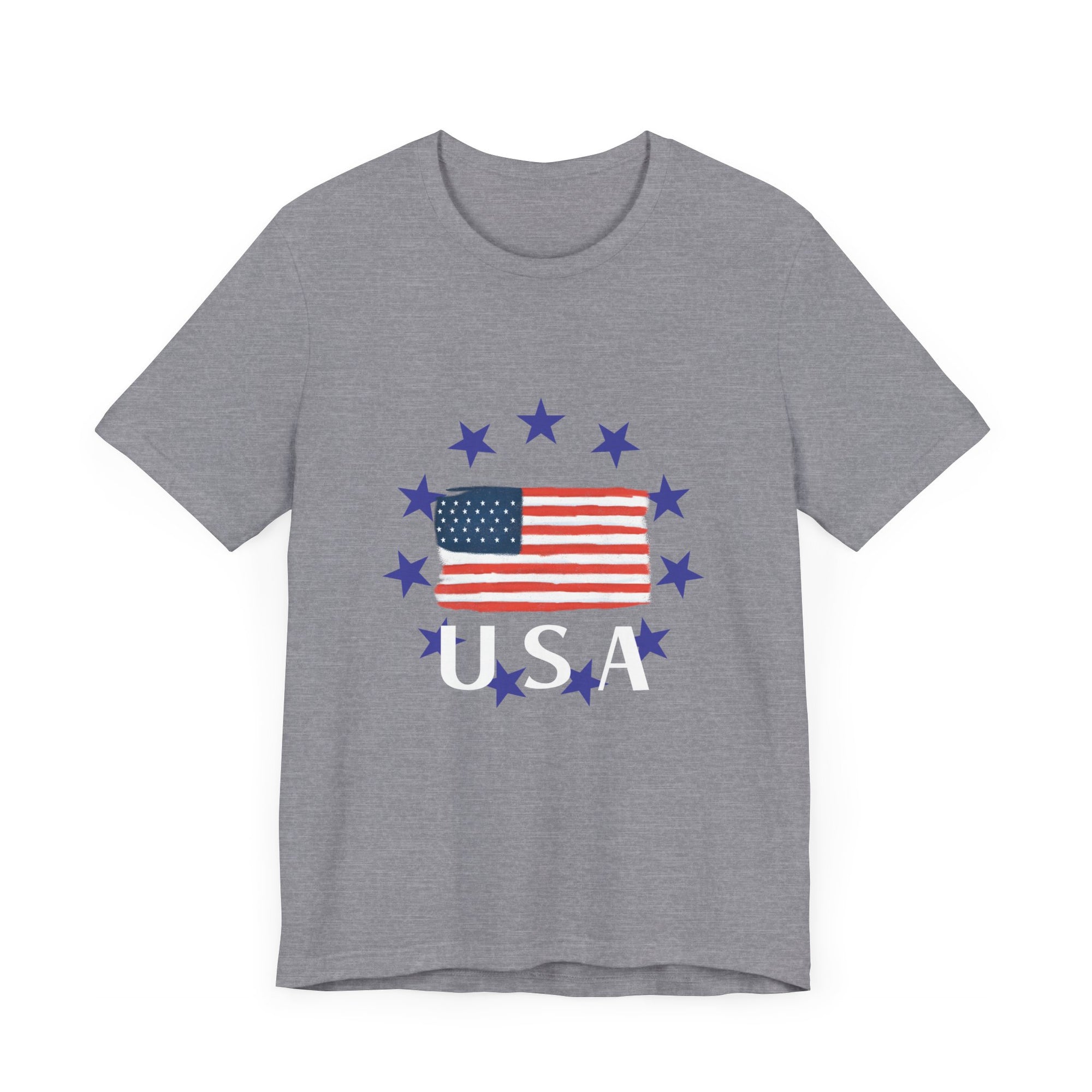 USA Men's Jersey Short Sleeve Tee Shirt - T&L Apparel Store