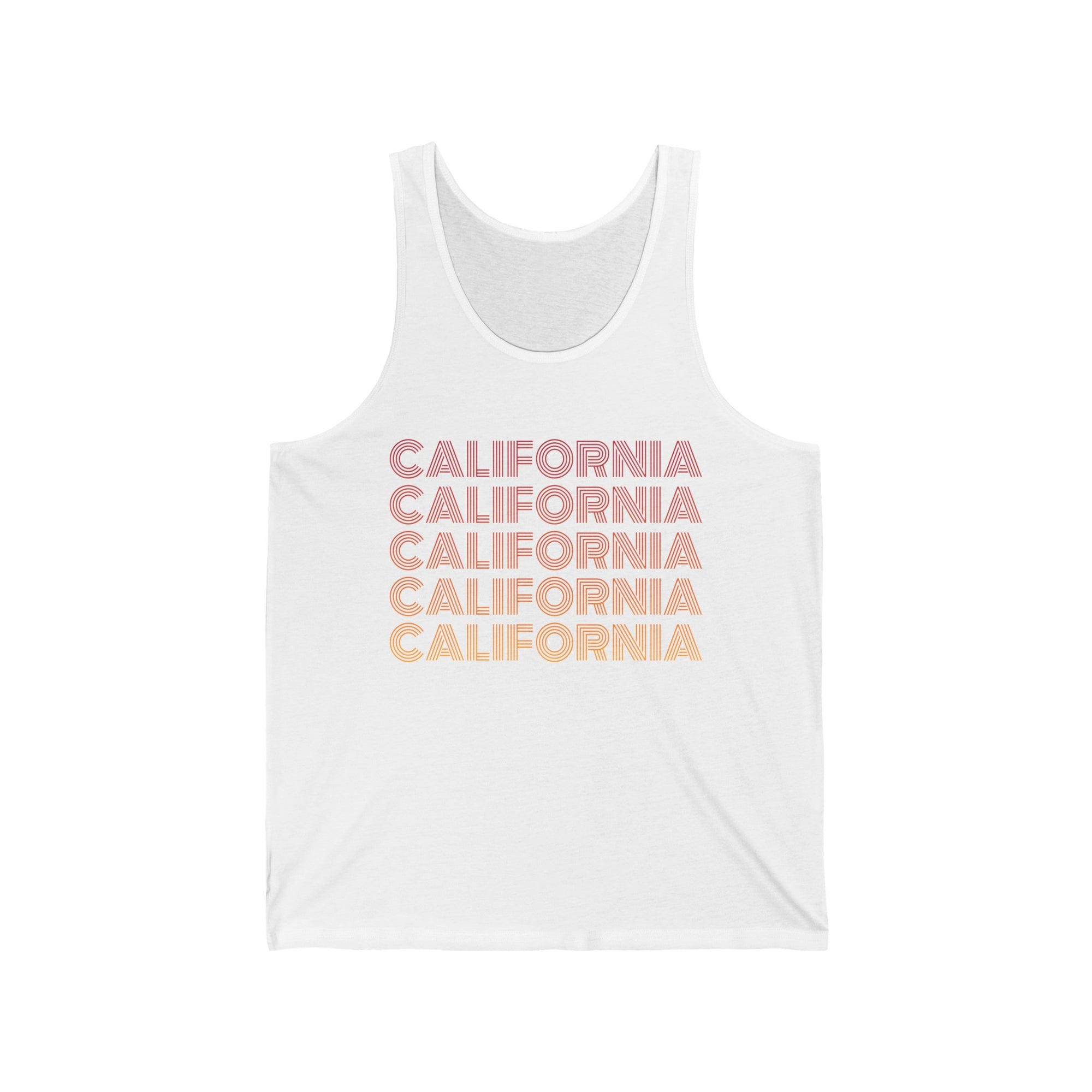 CALIFORNIA Women's Jersey Tank - T&L Apparel Store