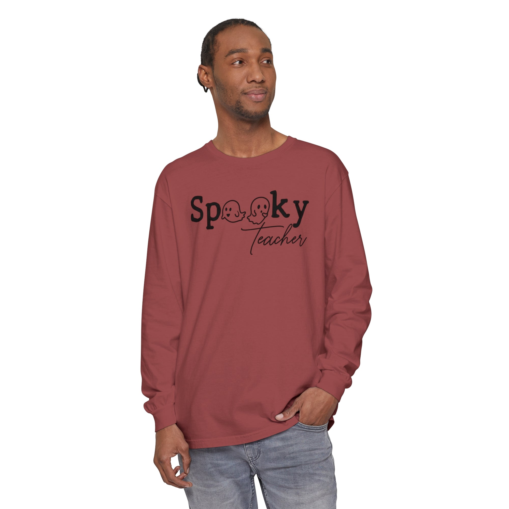 Spooky Teacher Unisex Long Sleeve T-Shirt