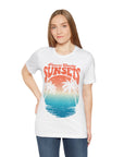 CHASING SUNSET Women's Relaxed Short Sleeve Tee - T&L Apparel Store