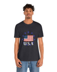 USA Men's Jersey Short Sleeve Tee Shirt - T&L Apparel Store