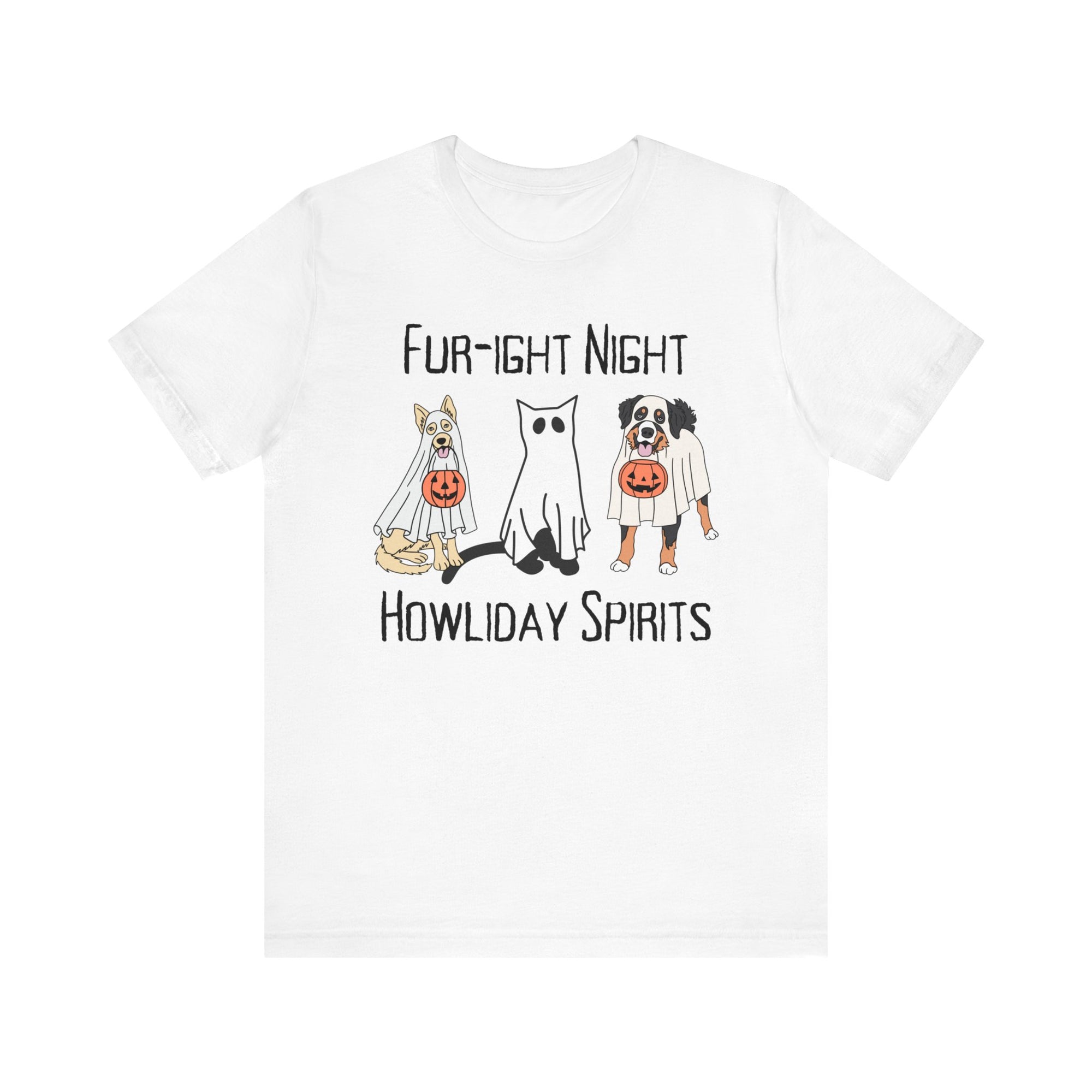 Fur-ight Night Howliday Spirit - Unisex Relax Jersey Short Sleeve Tee - T&L Apparel Store