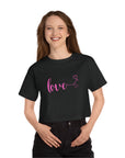 LOVE Women's Heritage Cropped T-Shirt - T&L Apparel Store