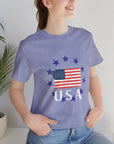 USA Womens Jersey Short Sleeve Tee Shirt - T&L Apparel Store