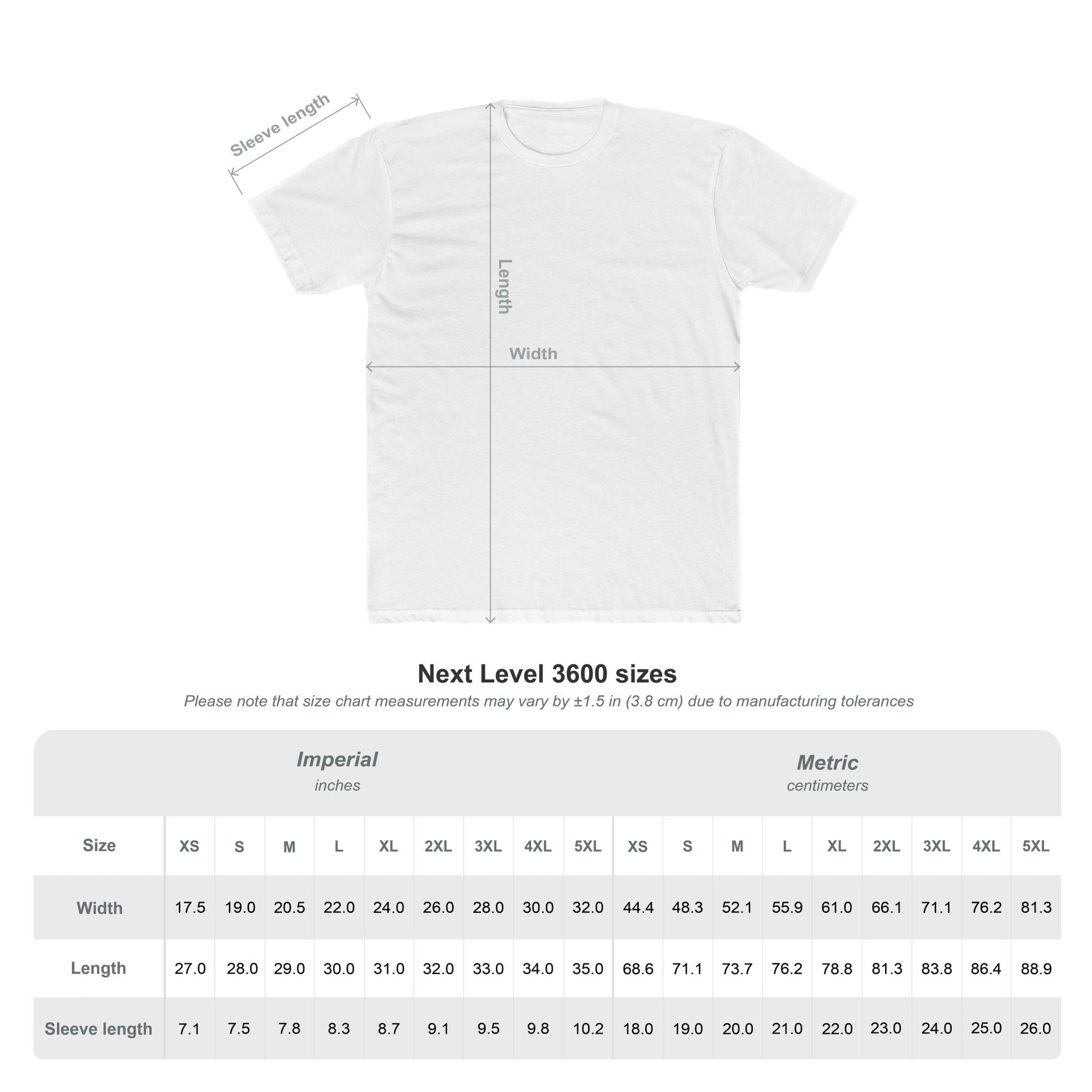 Customizable Cotton T-Shirt — "Customize Your NextLevel 3600"