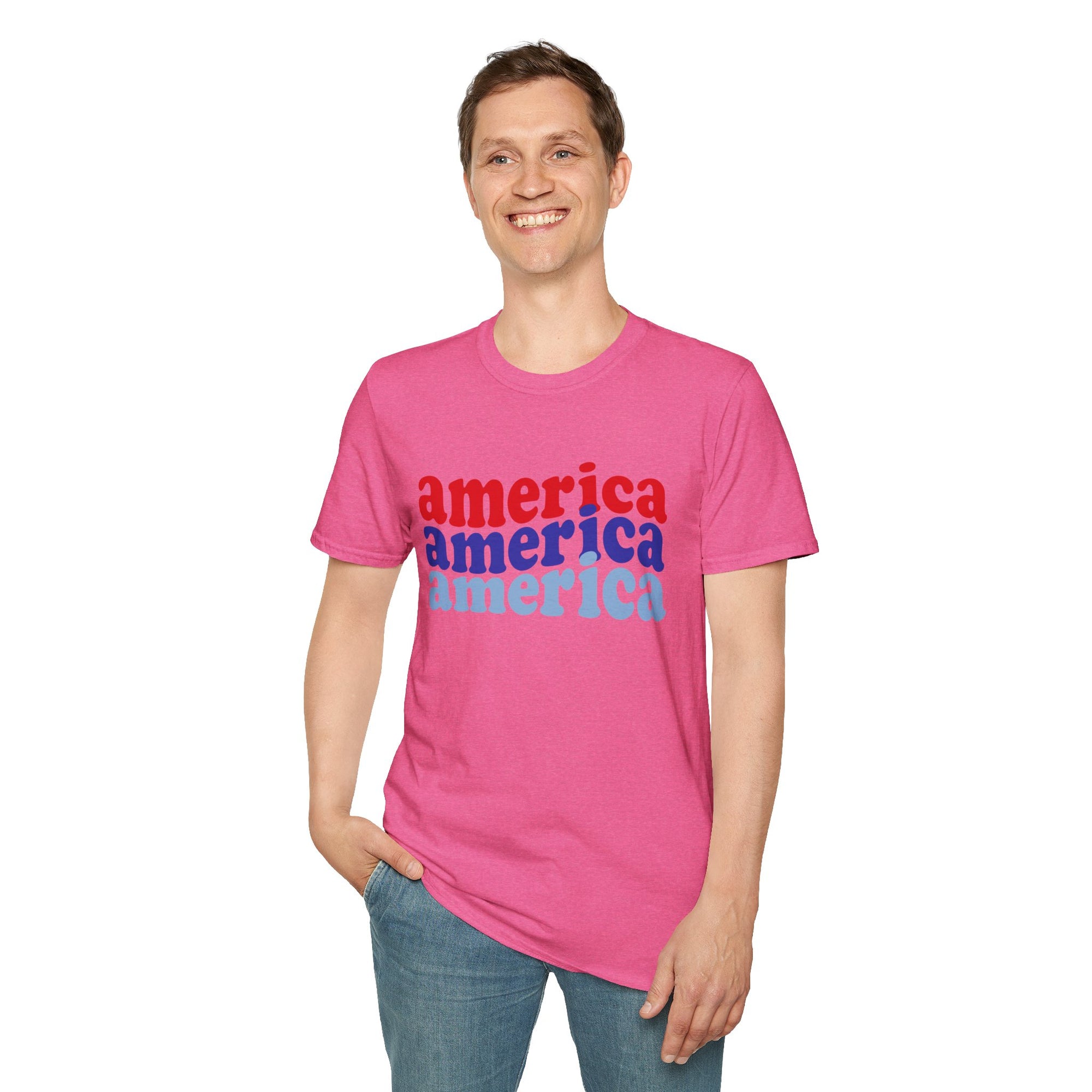 AMERICA AMERICA Women&#39;s Softstyle T-Shirt