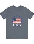 USA Womens Jersey Short Sleeve Tee Shirt - T&L Apparel Store