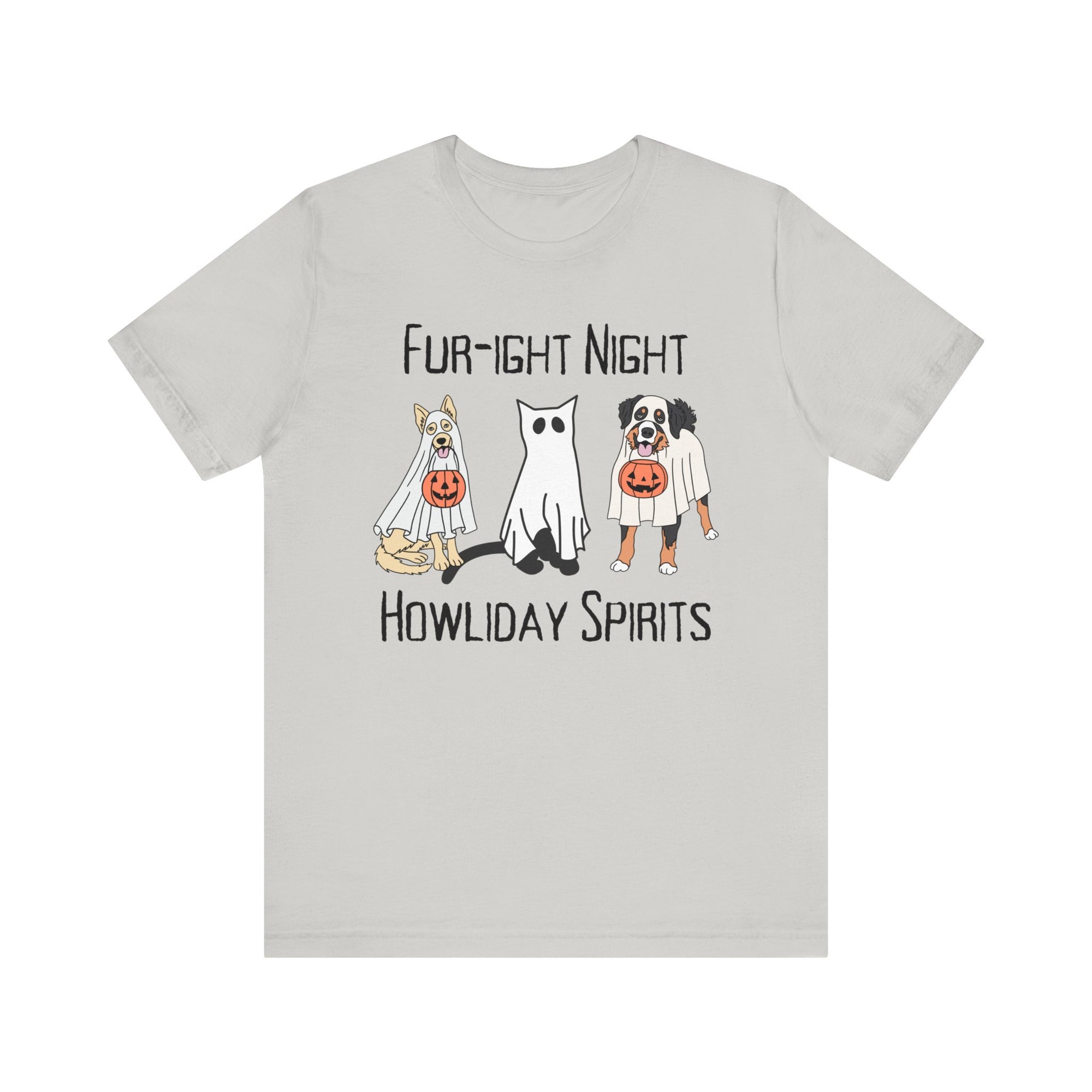 Fur-ight Night Howliday Spirit - Unisex Relax Jersey Short Sleeve Tee - T&L Apparel Store