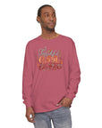 Thankful Grateful Blessed - Unisex Garment-dyed Long Sleeve T-Shirt