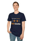 BIG GAINS Men's Softstyle T-Shirt - T&L Apparel Store